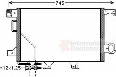 VAN WEZEL 30005360 -  Конденсатор, кондиционер
